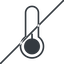 Thin, line, horizontal, mirror, prohibited, temperature, low, freeze, thermometer, cold, temperature-low-thin, temperature-low icon