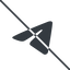 Thin, line, logo, brand, message, social, network, prohibited, messenger, phone, brands, paper, messaging, app, plane, airplane, aeroplane, telegram, submit, send icon