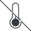 Thin, line, prohibited, temperature, low, freeze, thermometer, cold, temperature-low-thin, temperature-low icon