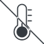 Thin, line, prohibited, temperature, low, thermometer, cold, thermometer-low, thermometer-low-thin icon