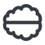 Line, left, wide, human, idea, brain, intelligence, brain-wide, synapse, neuron, memory icon