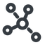 Line, left, wide, network, chart, association, affiliate, network-wide, associate icon