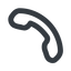 Line, left, wide, phone, call, dial, number, phone-wide, telephone icon