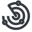 Line, left, wide, gps, place, radar, localisation, radar-wide, sonar icon