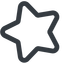 Line, left, normal, wide, solid, star, rate, rating, star-wide, favorite icon