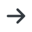 Line, right, arrow, direction, arrow-simple-wide icon