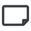 Line, right, wide, file, sheet, paper, file-wide, document, page icon