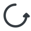 Line, right, wide, arrow, reload, refresh, undo, redo, restore, undo-wide icon