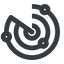 Line, up, wide, horizontal, mirror, gps, place, radar, localisation, radar-wide, sonar icon