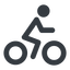 Line, wide, vehicle, riding, bicycle, bike, cycle, cycling, bicycle-wide icon