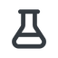 Line, wide, graduated, erlenmeyer, chemical, flask, lab, laboratory, chemistry, potion, glassware, conical, erlenmeyer-wide icon