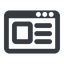 Line, wide, window, application, interface, app, gui, gui-alt-wide icon