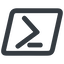 Line, wide, microsoft, powershell, shell, bash, dos, windows, powershell-wide icon