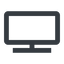 tv-wide icon. line, wide, screen, tv, television, display, tv-wide icon. Friconix, free collection of beautiful icons.