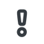 Line, wide, mark, warning, exclamation, warning-wide, alert icon