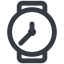 Line, up, wide, time, hour, minute, hours, minutes, watch, watch-wide icon