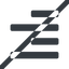 Line, right, down, wide, solid, horizontal, mirror, prohibited, text, align, alignment, editor, right-align, align-right, align-right-alt, right-align-alt, right-align-alt-solid icon