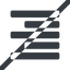 Line, right, down, wide, solid, horizontal, mirror, prohibited, text, align, alignment, editor, right-align-solid, right-align, align-right icon