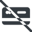 Line, down, wide, payment, prohibited, card, credit, debit, visa, master, mastercard, atm, credit-card-solid, credit-card icon