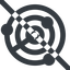 Line, down, wide, prohibited, gps, place, radar, localisation, radar-alt-solid, radar-alt, sonar icon