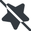 Line, down, wide, solid, star, rate, rating, prohibited, star-solid, favorite icon