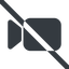 Line, down, wide, youtube, video, prohibited, camera, film, movie, videocamera, videocamera-solid icon