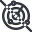 Line, left, wide, horizontal, mirror, prohibited, gps, place, radar, localisation, radar-alt, radar-alt-wide, sonar icon
