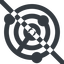 Line, right, wide, horizontal, mirror, prohibited, gps, place, radar, localisation, radar-alt-solid, radar-alt, sonar icon