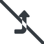 Line, right, wide, sign, confirm, horizontal, mirror, arrow, prohibited, key, submit, send, return, enter, return-sign-solid, return-sign icon