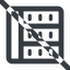 Line, right, wide, horizontal, mirror, prohibited, cell, table, data, grid, row, columns, spreadsheet, spreadsheet-wide icon
