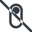 Line, right, wide, horizontal, mirror, setting, prohibited, apple, on, off, ios, switch, button, radio, switch-wide icon