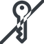 Line, right, wide, prohibited, unlocked, unlock, locked, lock, key, access, security, key-wide icon