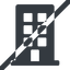Line, wide, horizontal, mirror, prohibited, building, business, architecture, building-solid icon