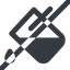 Line, wide, horizontal, mirror, prohibited, bucket, drip, paint, color, fill, fill-drip, fill-drip-solid icon