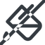 Line, wide, horizontal, mirror, prohibited, bucket, drip, paint, color, fill, fill-drip-wide, fill-drip icon