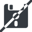 Line, up, wide, horizontal, mirror, prohibited, floppy, disk, backup icon