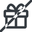 Line, wide, horizontal, mirror, prohibited, party, birthday, gift, christmas, box, present, gift-wide icon