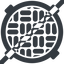 Line, wide, horizontal, mirror, prohibited, manhole, sewer, sewer-manhole, metal, cover, sewer-manhole-wide icon