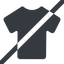 Line, wide, horizontal, mirror, prohibited, tshirt, clothing, t-shirt, tshirt-solid icon
