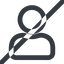 Line, wide, horizontal, mirror, user, man, woman, person, prohibited, user-wide icon