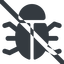 Line, up, wide, prohibited, animal, bug, debug, debugging, insect, bug-solid icon