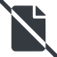 Line, up, wide, prohibited, file, file-solid, document icon