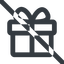 Line, wide, prohibited, party, birthday, gift, christmas, box, present, gift-wide icon