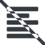 Line, up, left, wide, solid, prohibited, text, align, left-align, alignment, editor, left-align-solid, align-right icon