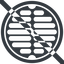 Line, up, wide, prohibited, manhole, sewer, sewer-manhole, metal, cover, manhole-alt-solid icon