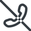 Line, up, wide, prohibited, phone, call, dial, number, phone-wide, telephone icon