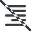 Line, right, wide, solid, prohibited, text, align, alignment, editor, right-align, align-right, right-align-wide icon