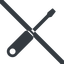 Line, up, wide, prohibited, tool, mechanics, mechanical, repair, screwdriver, screw, screwdriver-alt-solid icon