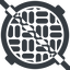 Line, wide, prohibited, manhole, sewer, sewer-manhole, metal, cover, sewer-manhole-wide icon