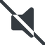 Line, wide, prohibited, speaker, volume, mute, unmute, music, sound, loudspeaker, speaker-solid icon